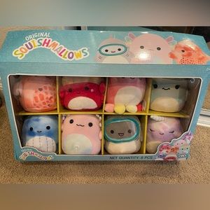 Squishmallows 5” Mini 8 Pack, Sealife brand new!